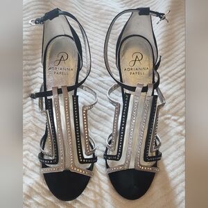 Adrianna Papell 3" Sparkle and Shimmer Rhinestone Heel